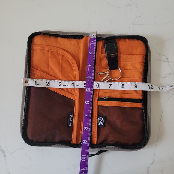 Travelambo RFID Blocking Family Passport Travel Wallet Full Zip Wristlet - Picture 2 of 13